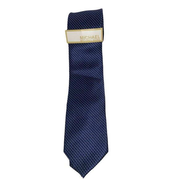 Michael Michael Kors Blue Silk Tie - Picture 2 of 8